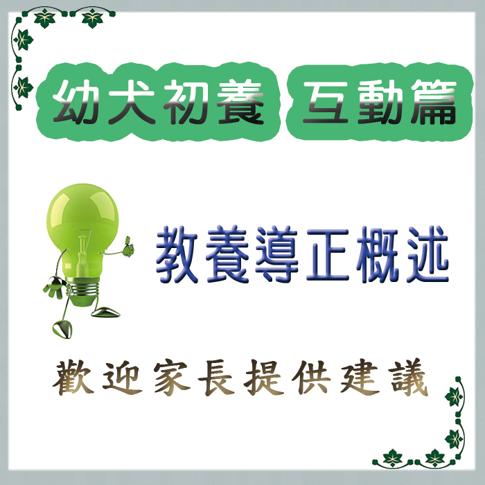 幼犬篇-互動導正 概